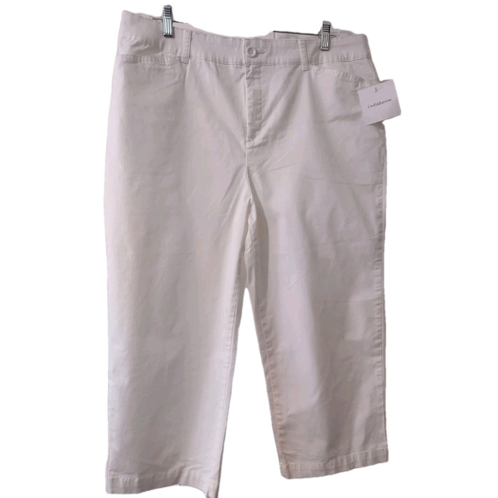 Croft & Barrow Pants Jeans Women's Size 16 Stretch Classic Fit Sits At Waist